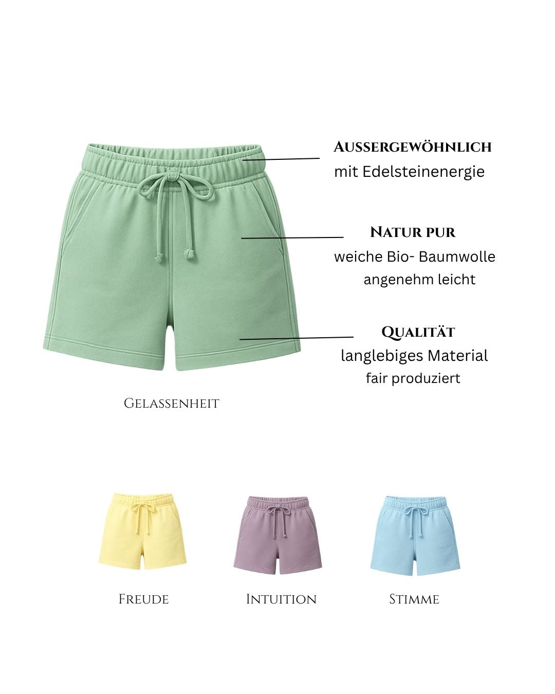 Sagittarius Shorts Gelb - Unisex