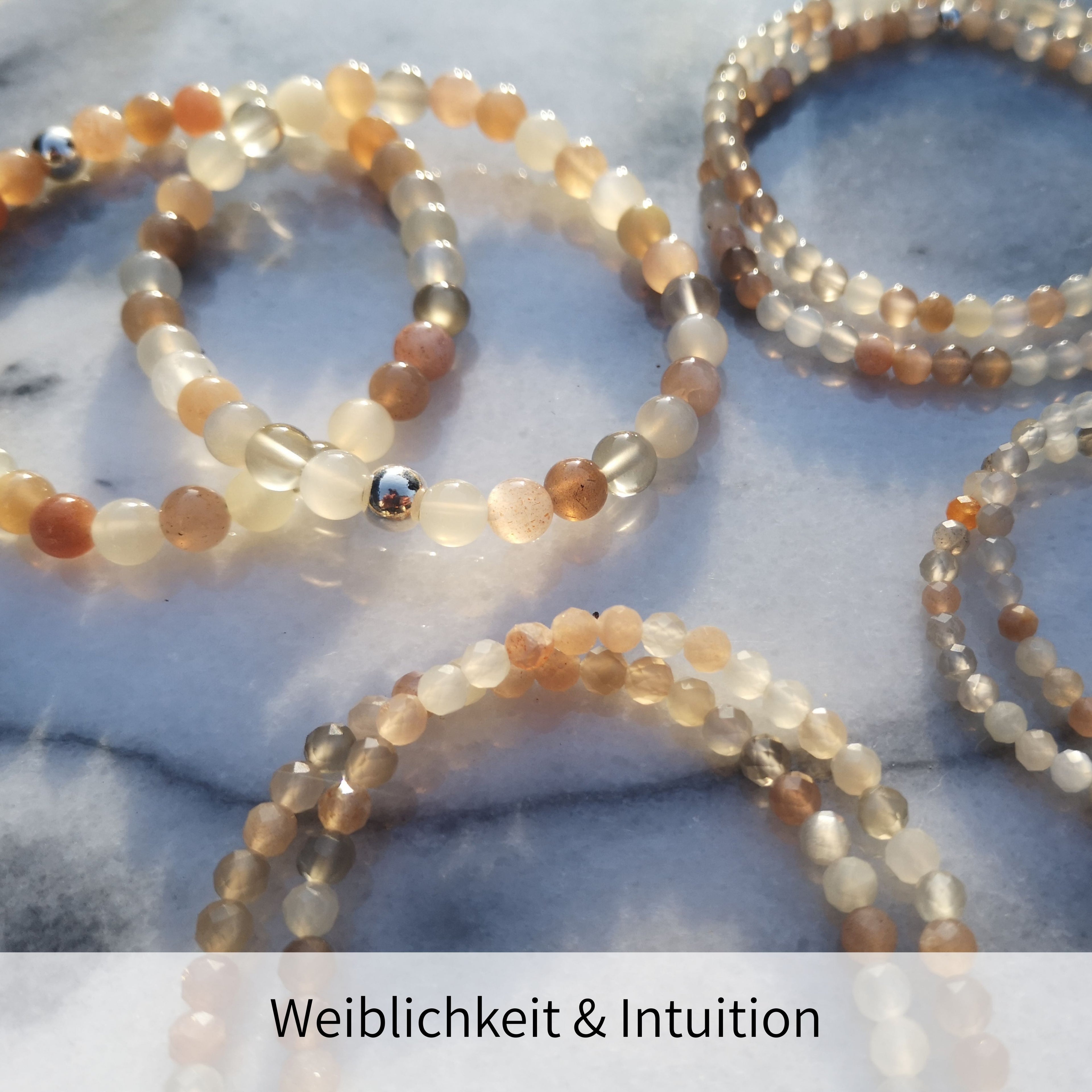 Damen Armband Mondstein