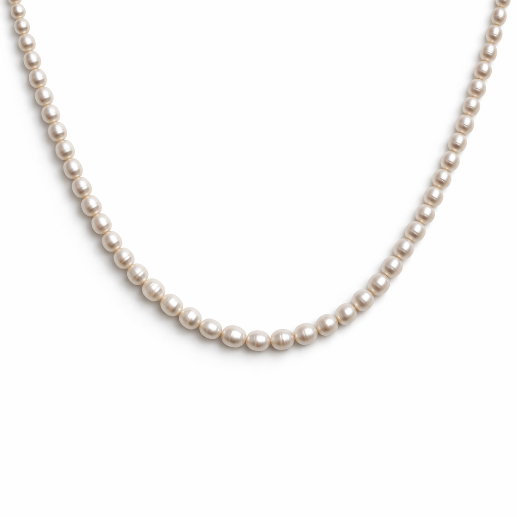 Halskette Perle groß