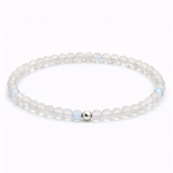 Damen Armband Labradorit weiß