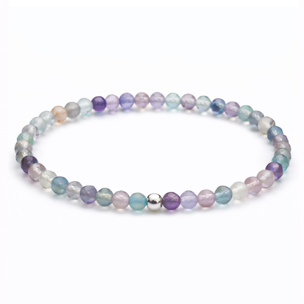 Damen Armband Regenbogenfluorit