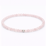 Damen Armband Rosenquarz