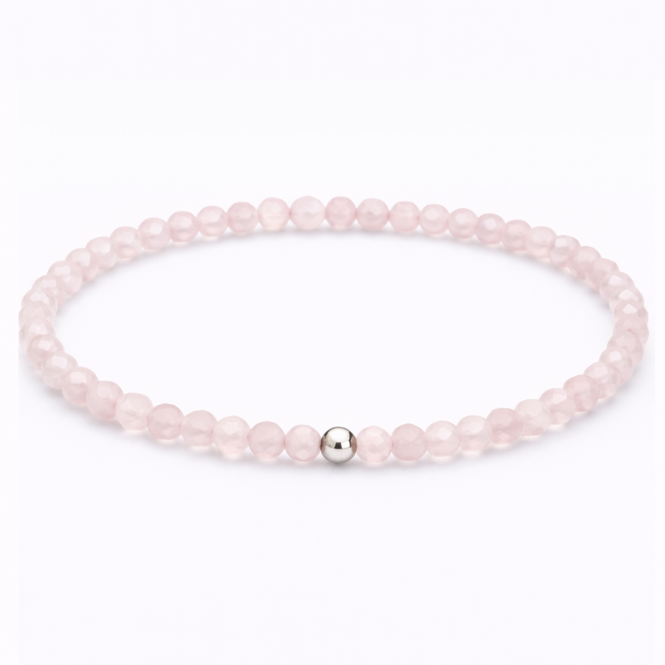 Damen Armband Rosenquarz